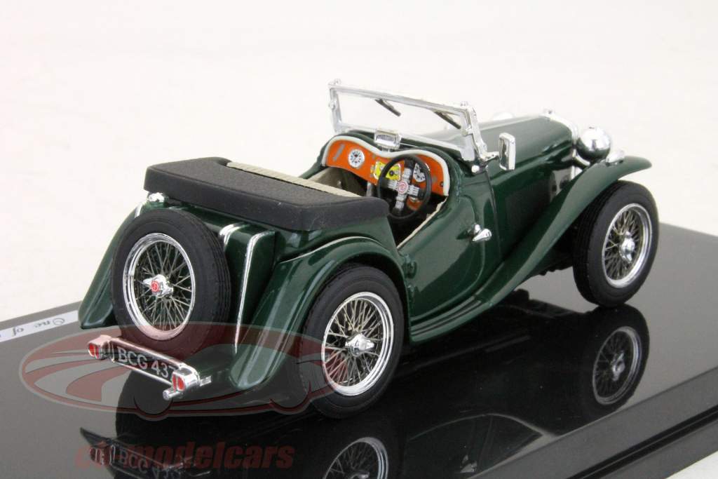 MG TC-Open 1937 green 1:43 Vitesse