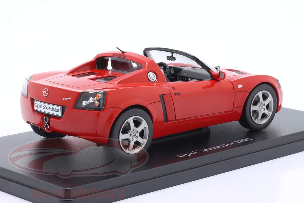 Opel Speedster Année de construction 2001 rouge 1:24 Hachette
