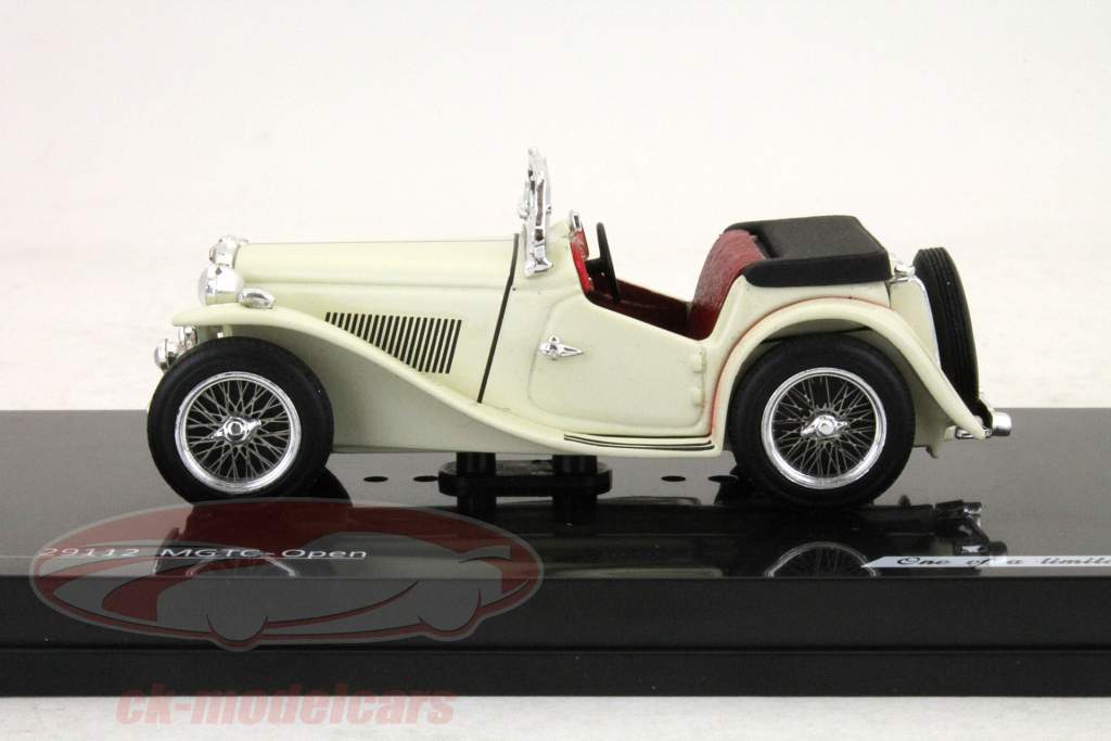 MG TC Open Год 1937 Крем белый / кремовый 1:43 Витесс