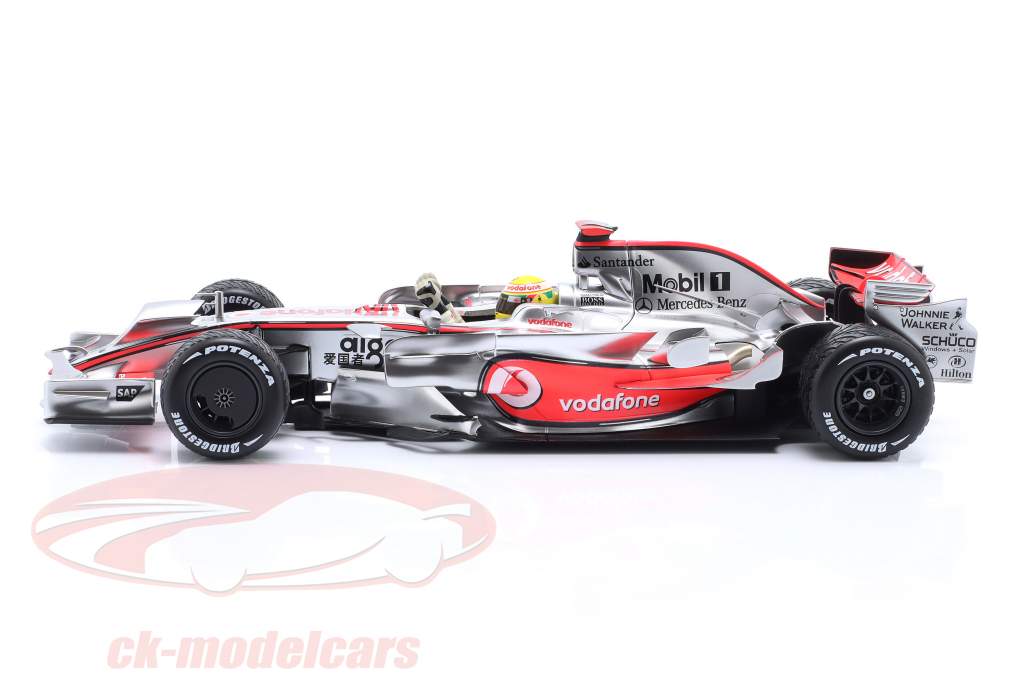 【ミニチャンプス　マクラーレンメルセデス　MP4-23 2008年1/18】 Mclaren F1 MP4/23 Lewis Hamilton Brazil 2008 World Champion