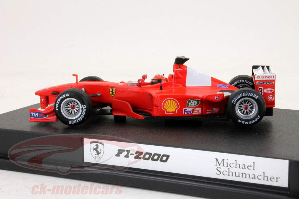 M.シューマッハF1-2000世界チャンピオンフォーミュラ1 2000年一時43 HOTWHEELS