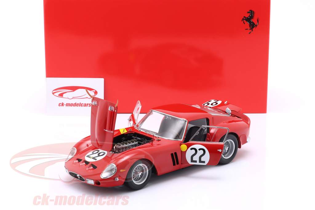 京商 1/18 フェラーリ 250GTO 1962 No.22 ル・マン 京商 1/18 フェラーリ 250GTO 1962 No.22 ル・マン ミニカー