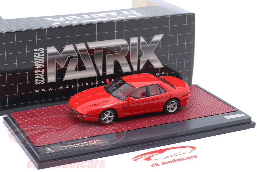 Ferrari 456 GT Venice Pininfarina Sedan 1993 vermelho 1:43 Matrix