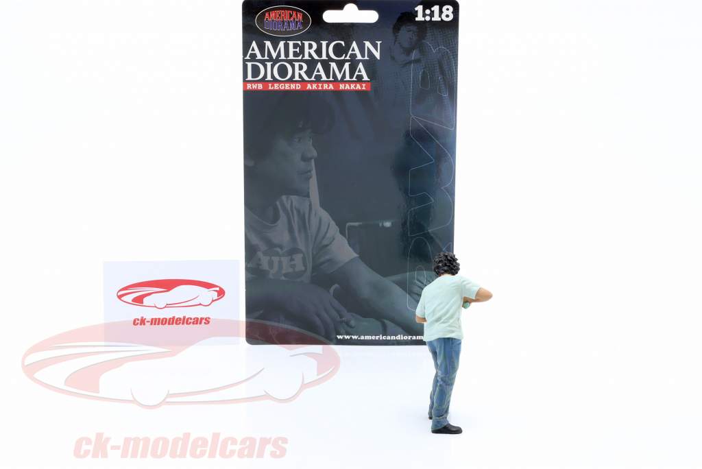 RWB-Legende Akira Nakai San Figur #3 mit Bohrmaschine 1:18 American Diorama
