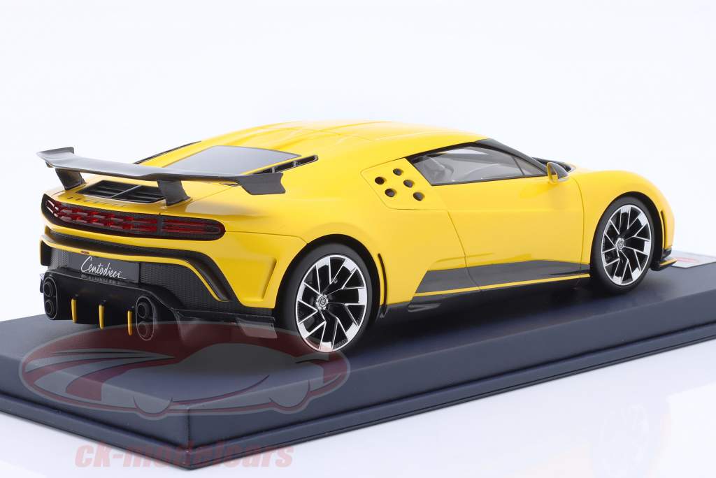 Bugatti Centodieci Año de construcción 2022 amarillo 1:18 LookSmart
