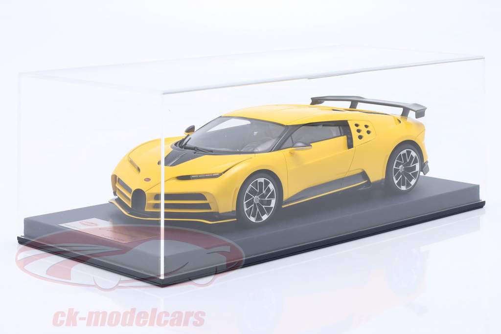 Bugatti Centodieci Año de construcción 2022 amarillo 1:18 LookSmart