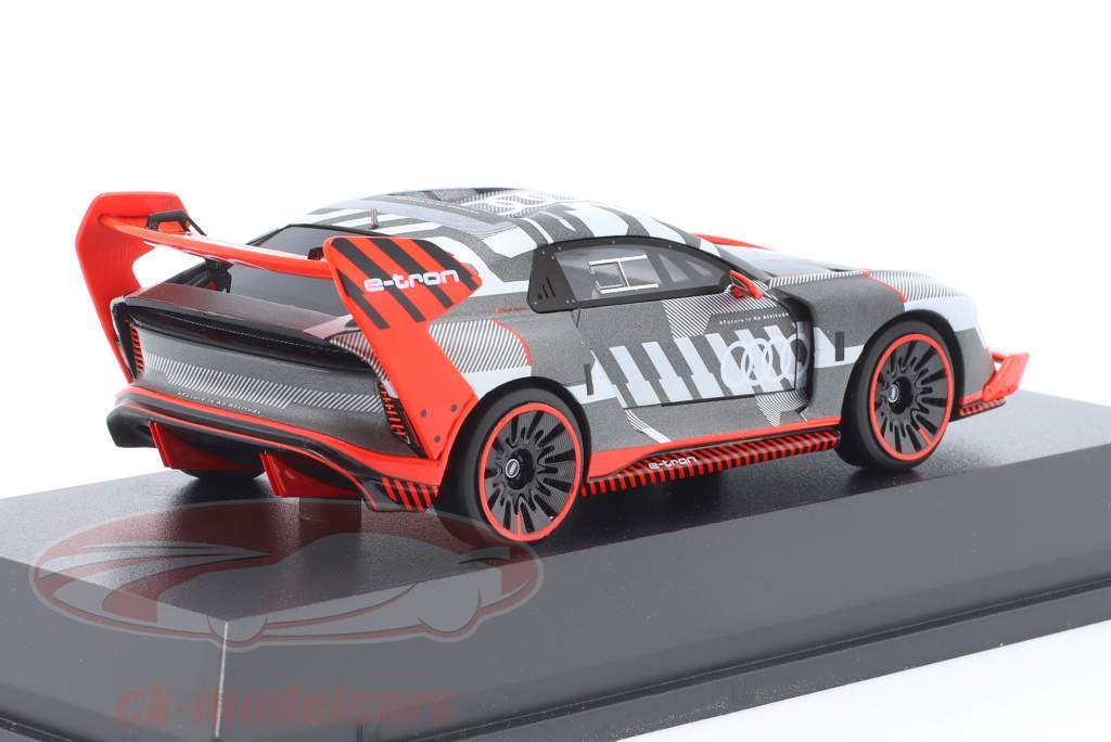 Audi S1 e-tron Quattro Presentation Car rouge / noir / Gris argent 1:43 Spark