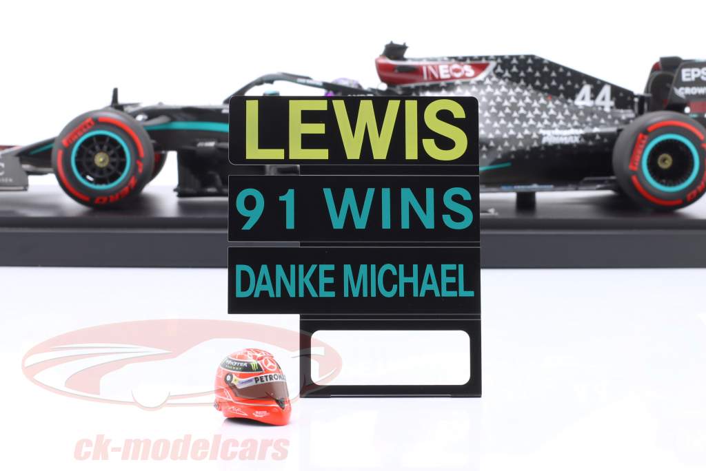 L. Hamilton Mercedes-AMG F1 W11 #44 91st Win Eifel GP formula 1 2020 1:12 Minichamps
