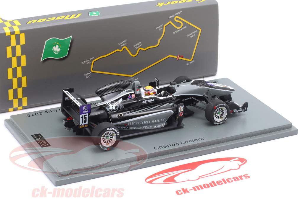 Spark 1:43 Charles Leclerc Dallara F3 #15 2nd Macau GP