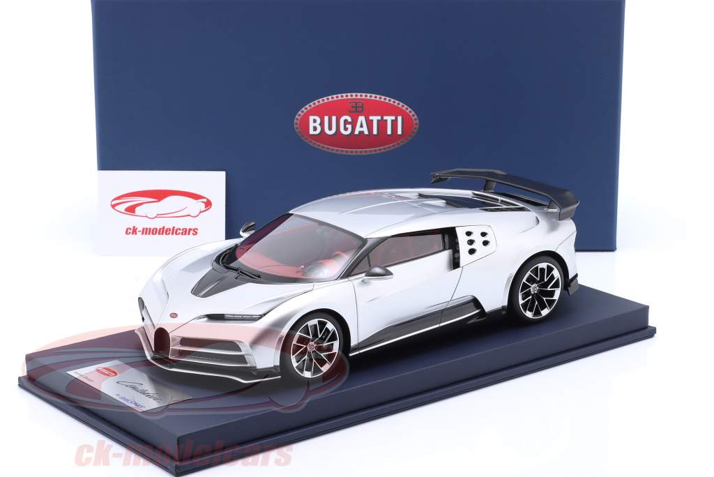 Bugatti Centodieci Année de construction 2022 argent 1:18 LookSmart