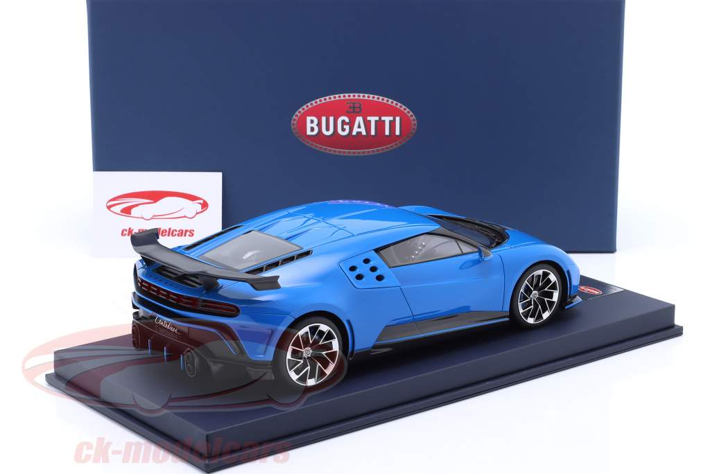 Bugatti Centodieci year 2022 blue 1:18 LookSmart