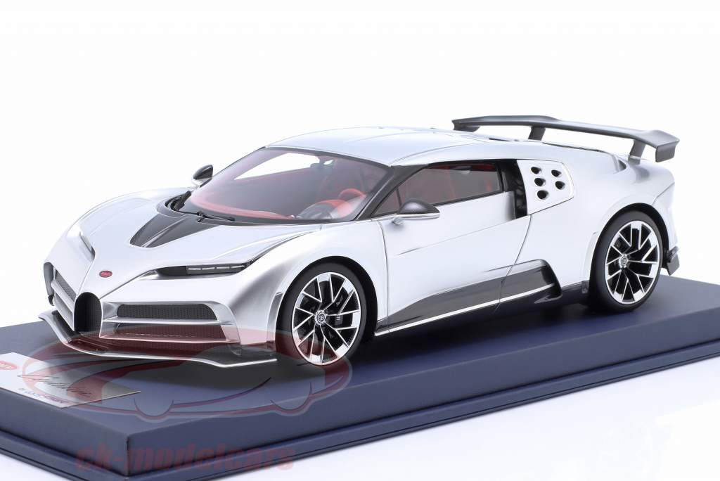 Bugatti Centodieci Année de construction 2022 argent 1:18 LookSmart