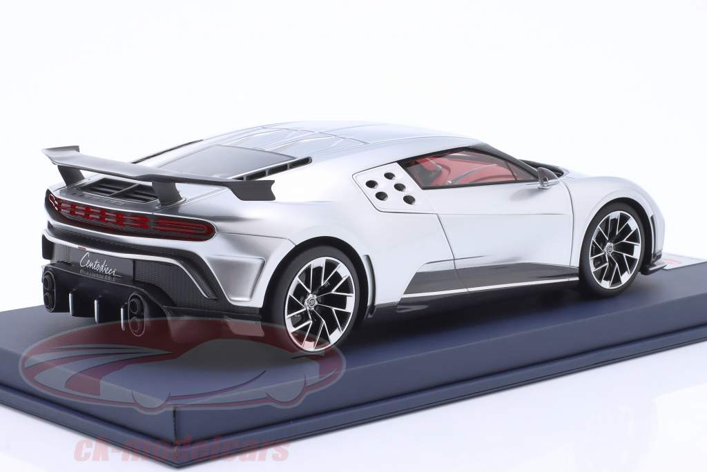 Bugatti Centodieci Année de construction 2022 argent 1:18 LookSmart
