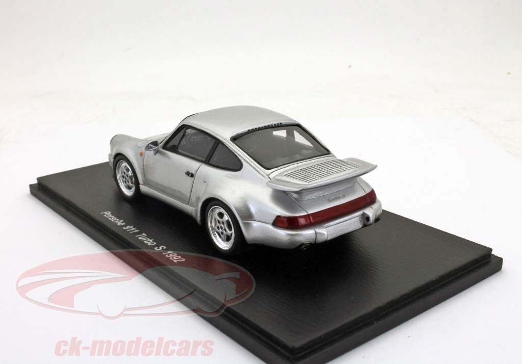 ポルシェ911ターボS 1992銀/ 1:43スパークを造っ