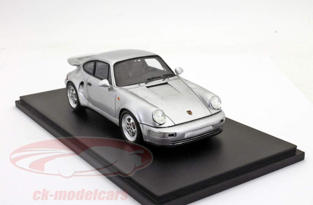 ポルシェ911ターボS 1992銀/ 1:43スパークを造っ
