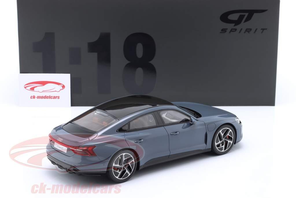 Audi e-tron GT Bouwjaar 2021 kemora Grijs 1:18 GT-Spirit