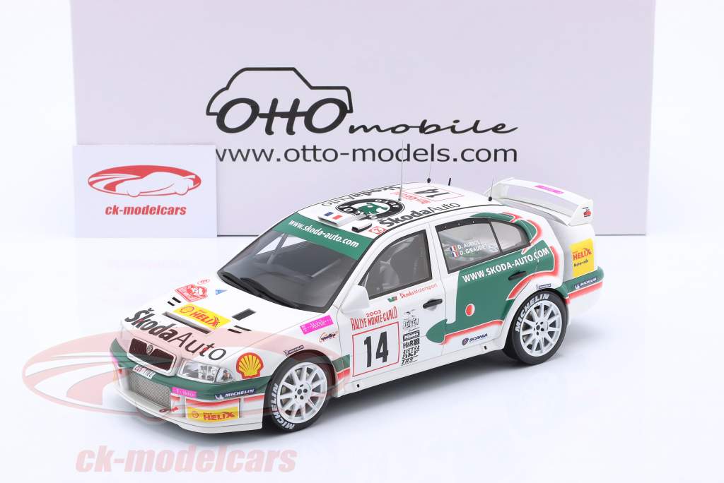 Skoda Octavia WRC #14 samle Monte Carlo 2003 Auriol, Giraudet 1:18 OttOmobile
