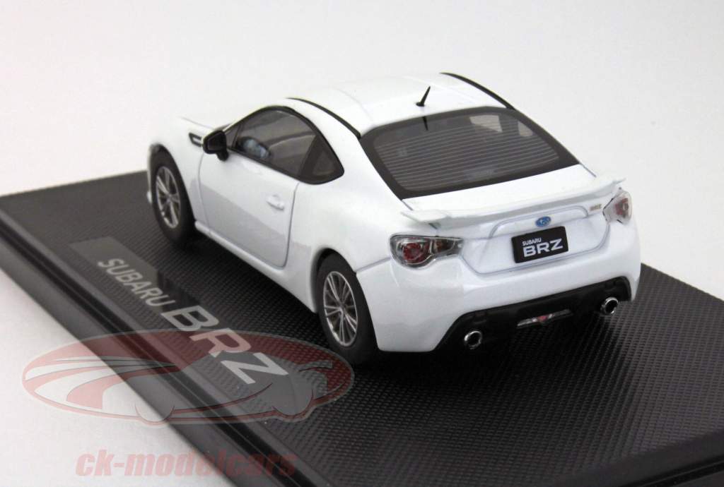 MY 2012スバルBRZ白/白1：43エブロ