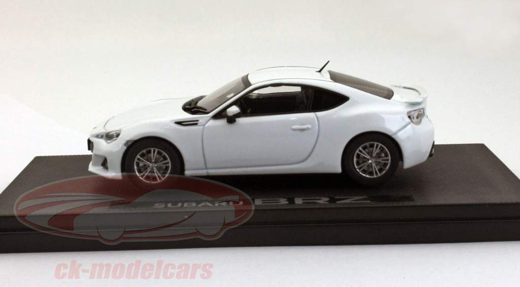 MY 2012スバルBRZ白/白1：43エブロ