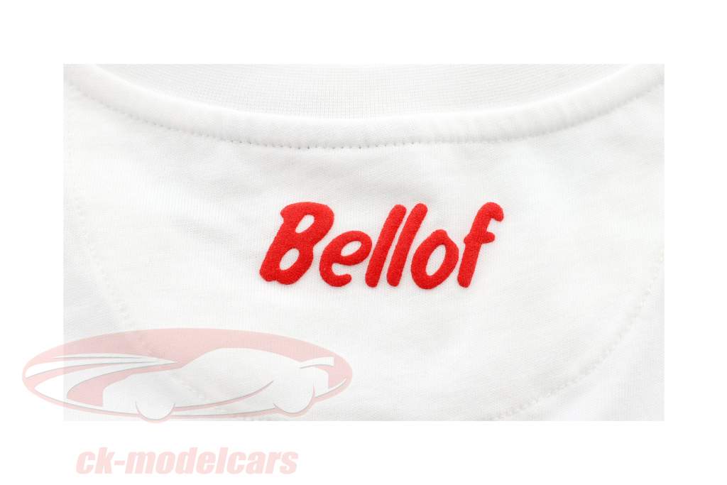 Stefan Bellof Camiseta Mônaco GP Fórmula 1 1984 branco