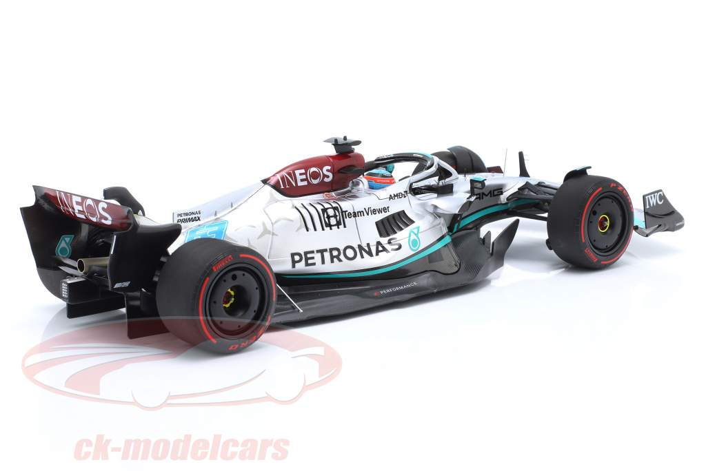 1/18 ミニチャンプス メルセデスAMG W13 G.ラッセル Minichamps 1:18 G. Russell Mercedes-AMG F1 W13 #63 1st F1