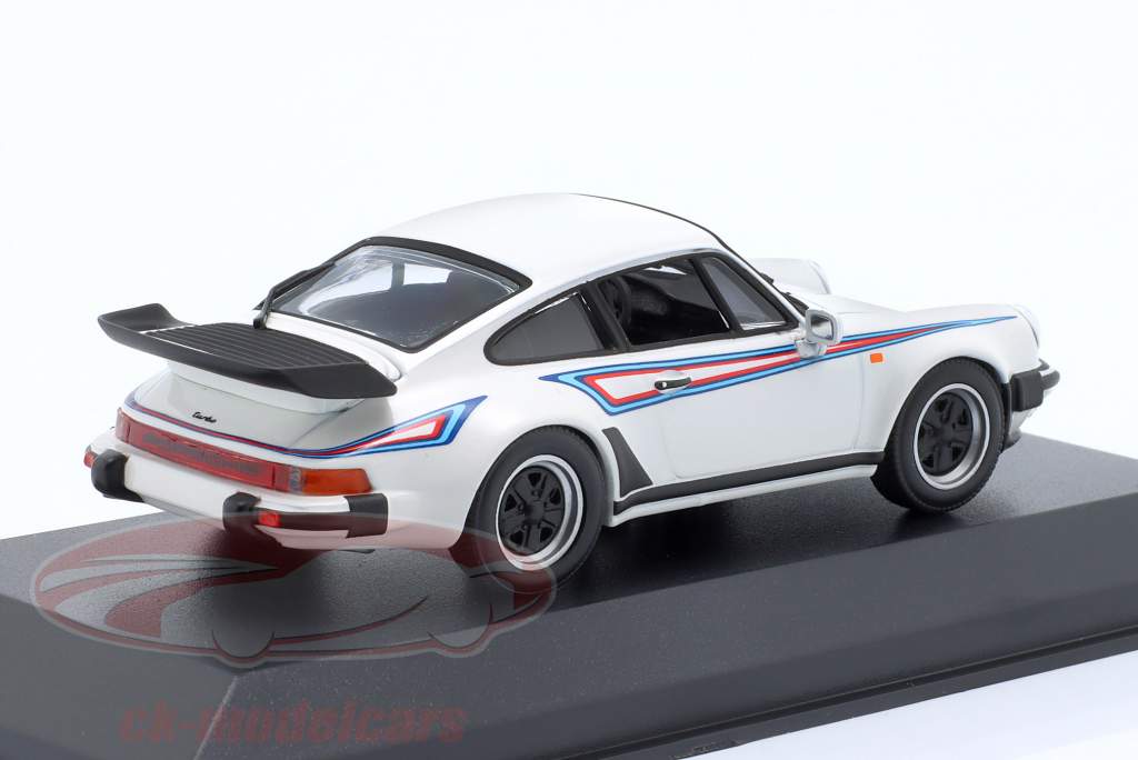 Porsche 911 (930) Turbo Martini Design Baujahr 1976 weiß 1:43 Minichamps