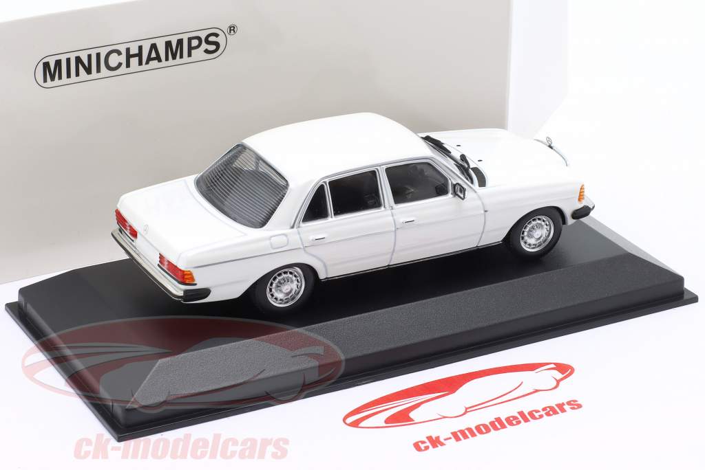 Mercedes-Benz 230E (W123) year 1982 white 1:43 Minichamps