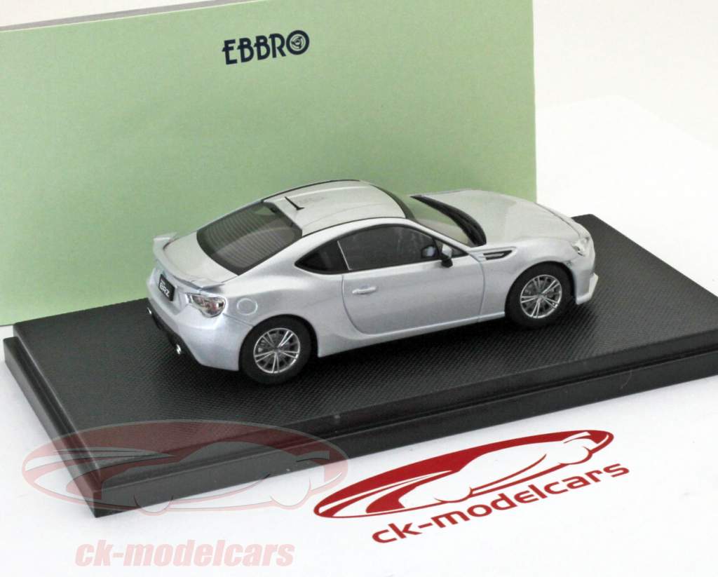 Subaru BRZ Bj. 2012 silber / silver 1:43 Ebbro 