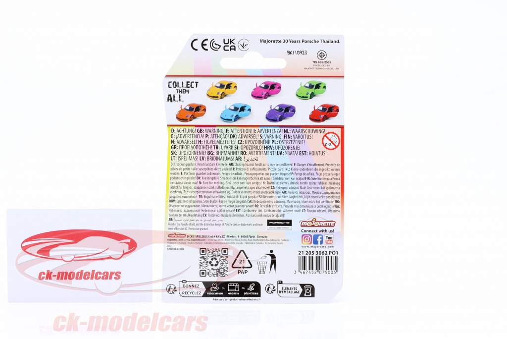 Porsche 911 (992) Carrera S red 1:64 Majorette