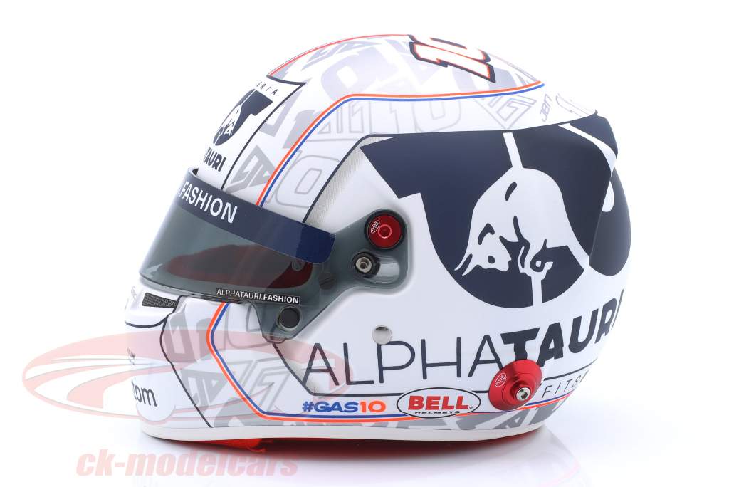 Pierre Gasly #10 Scuderia Alpha Tauri フランス語 GP 式 1 2022 ヘルメット 1:2 Bell