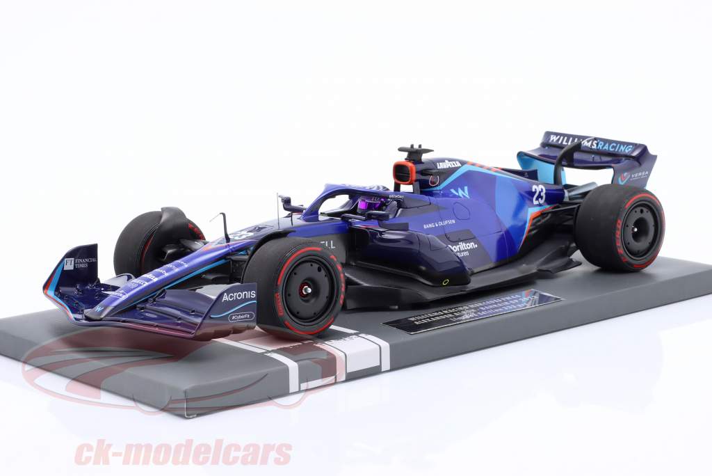 ミニカー　1/18 ウィリアムズ レーシング FW44 アレクサンダー・アルボン バーレーンGP 2022 [117220123] Minichamps 1:18 Alexander Albon Williams FW44 #23 Bahrain GP