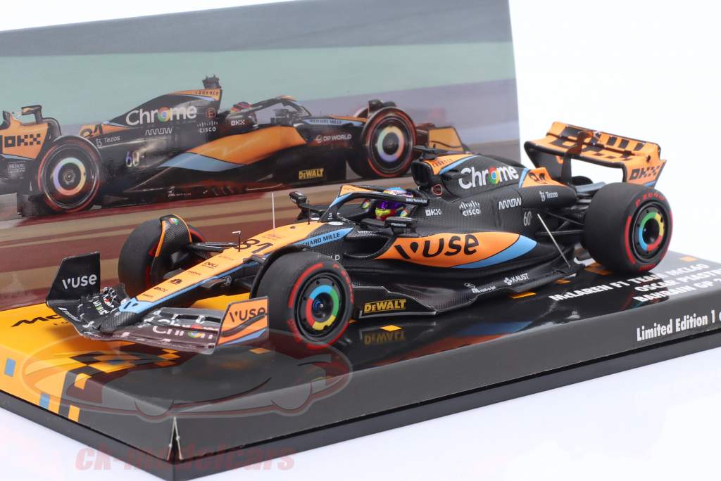 Oscar Piastri McLaren MCL60 #81 バーレーン GP 式 1 2023 1:43 Minichamps