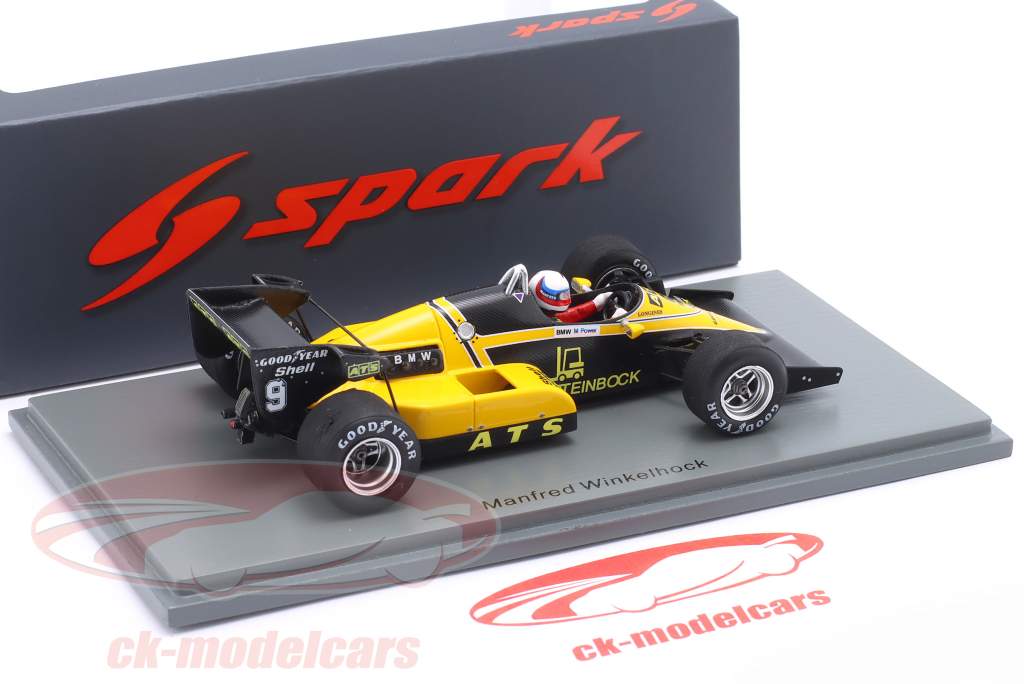 Spark 1:43 Manfred Winkelhock ATS D6 #9 8th Europe GP