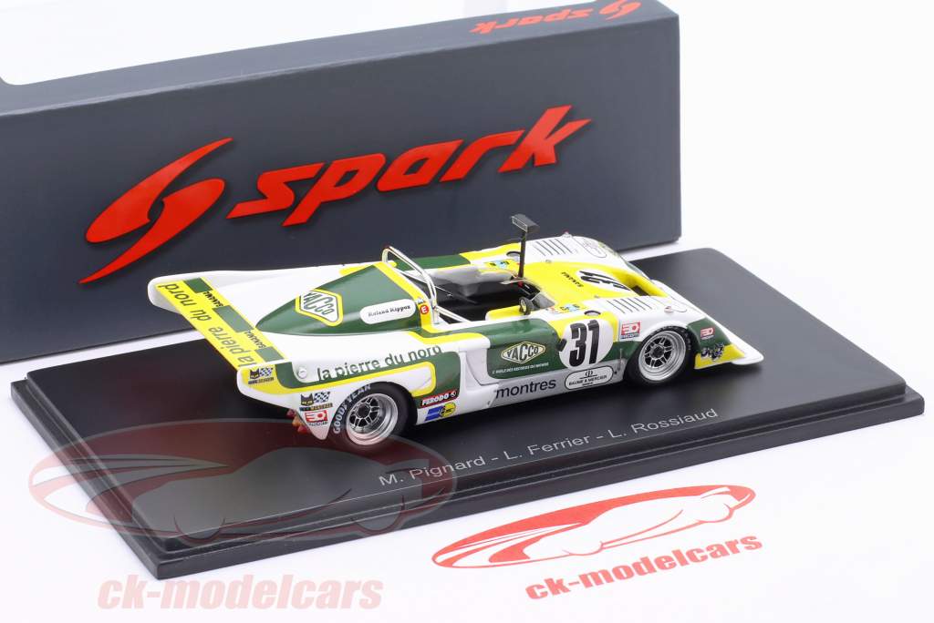 Spark 1:43 Chevron B36 #31 S 2.0 Winner 24 hours LeMans 1978