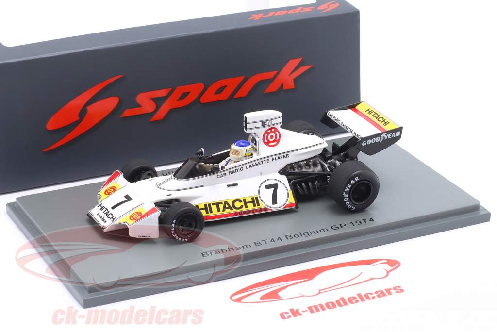 Carlos Reutemann Brabham BT44 #7 Belge GP formule 1 1974 1:43 Spark