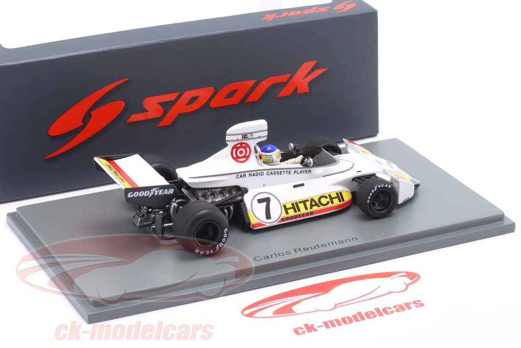 Carlos Reutemann Brabham BT44 #7 belgisk GP formel 1 1974 1:43 Spark