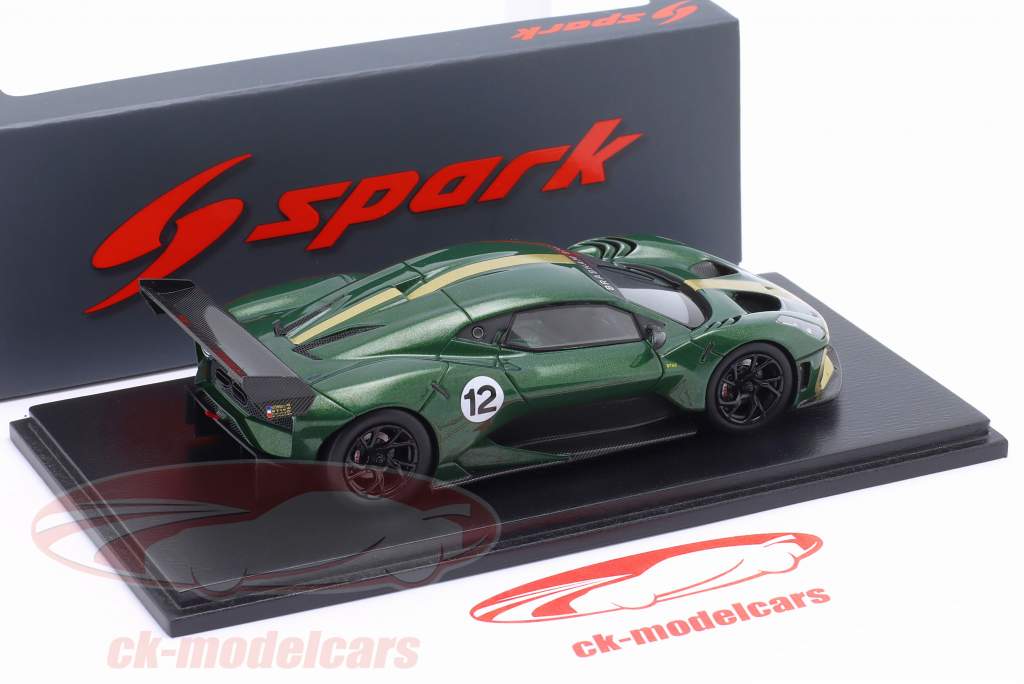 Brabham BT62 #12 Presentation Car 2019 绿色的 金属的 1:43 Spark