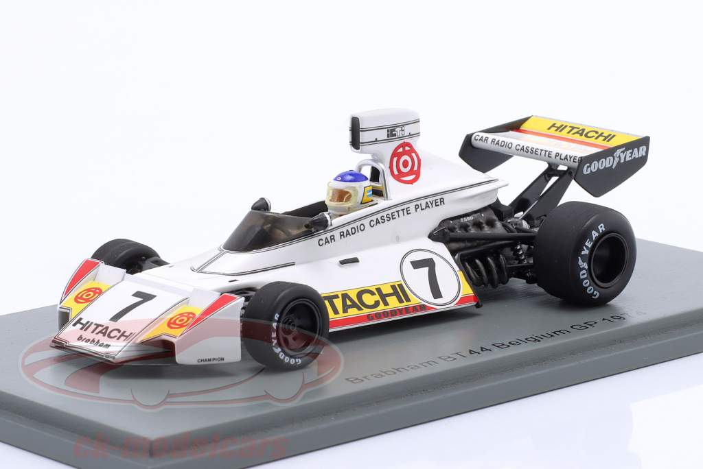 Carlos Reutemann Brabham BT44 #7 belgisk GP formel 1 1974 1:43 Spark