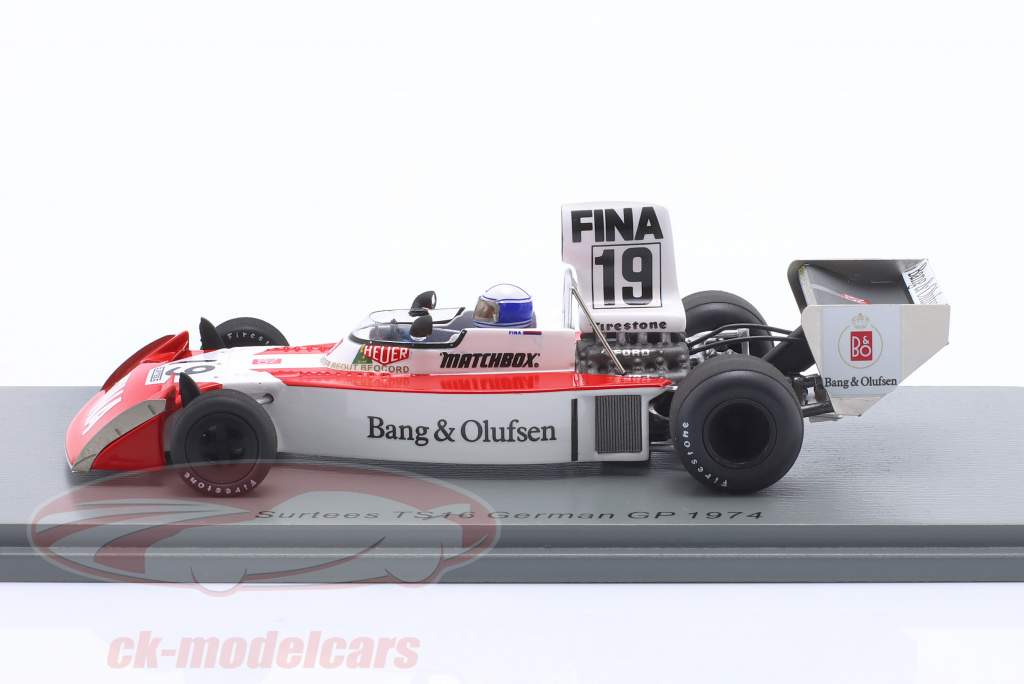 Jochen Mass Surtees TS16 #19 Alemão GP Fórmula 1 1975 1:43 Spark