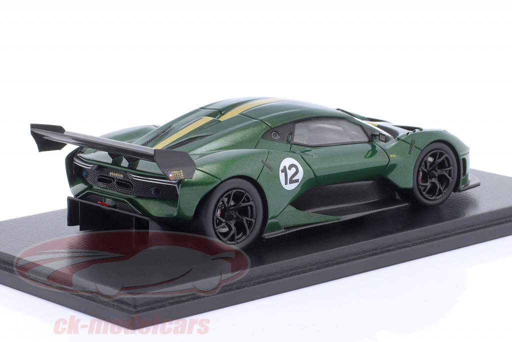 Brabham BT62 #12 Presentation Car 2019 绿色的 金属的 1:43 Spark