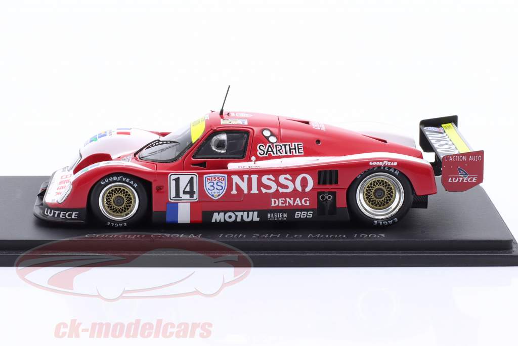 Courage C30LM #14 24 timer LeMans 1993 Bell, Robert, Fabre 1:43 Spark