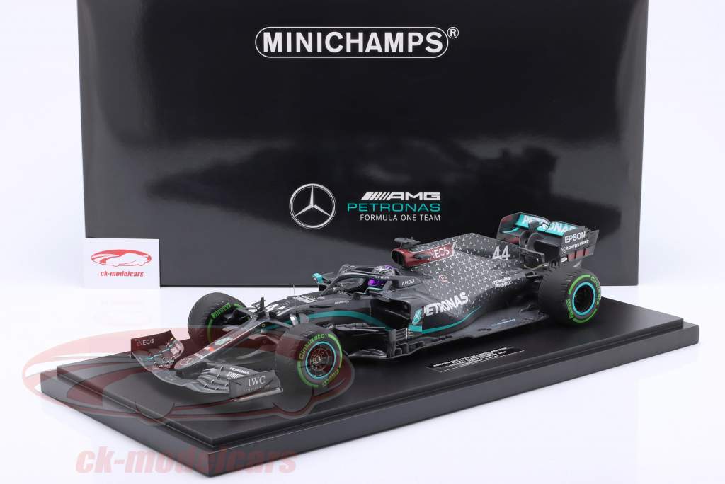 L. Hamilton Mercedes-AMG F1 W11 #44 formel 1 Verdensmester 2020 1:12 Minichamps
