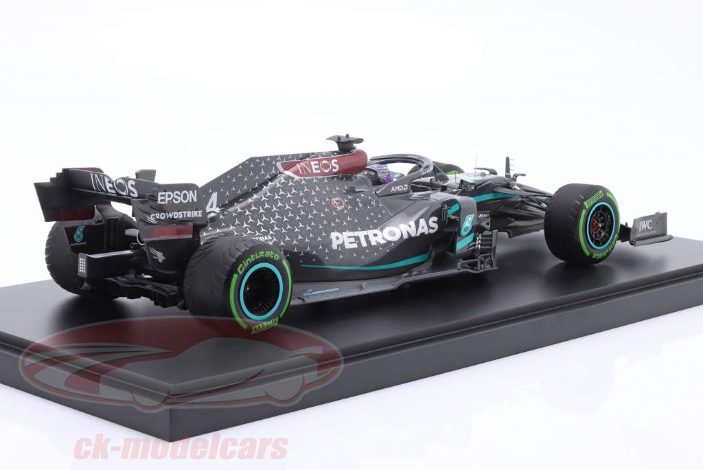 L. Hamilton Mercedes-AMG F1 W11 #44 formel 1 Verdensmester 2020 1:12 Minichamps