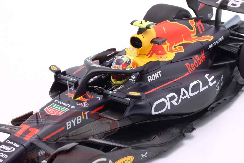 S. Perez Red Bull RB19 #11 ganhador Arábia Saudita GP Fórmula 1 2023 1:18 Minichamps