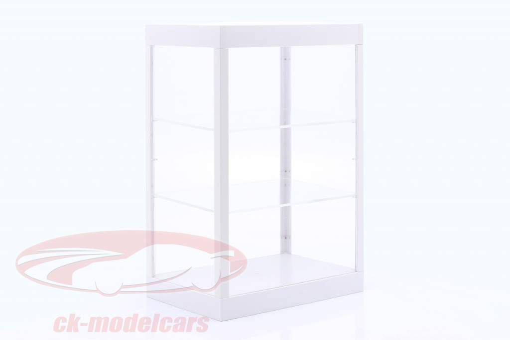 Vetrina singola con Illuminazione a LED per scala 1:18, 1:24, 1:43 bianco Triple9