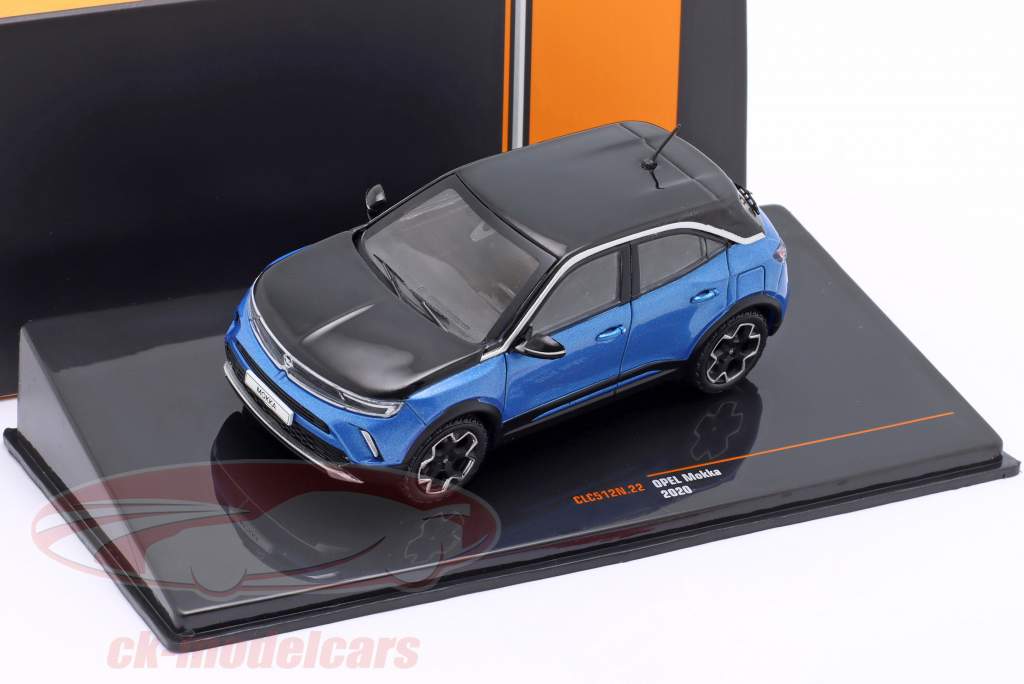 Opel Mokka-e year 2020 blue metallic 1:43 Ixo