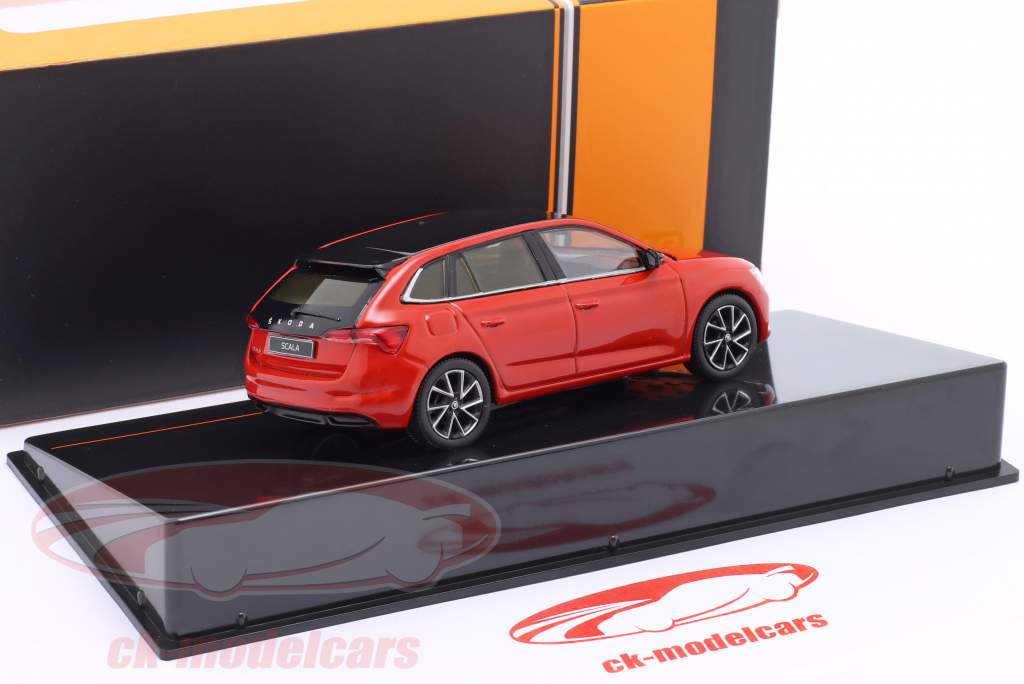 Skoda Scala Bouwjaar 2019 rood 1:43 Ixo