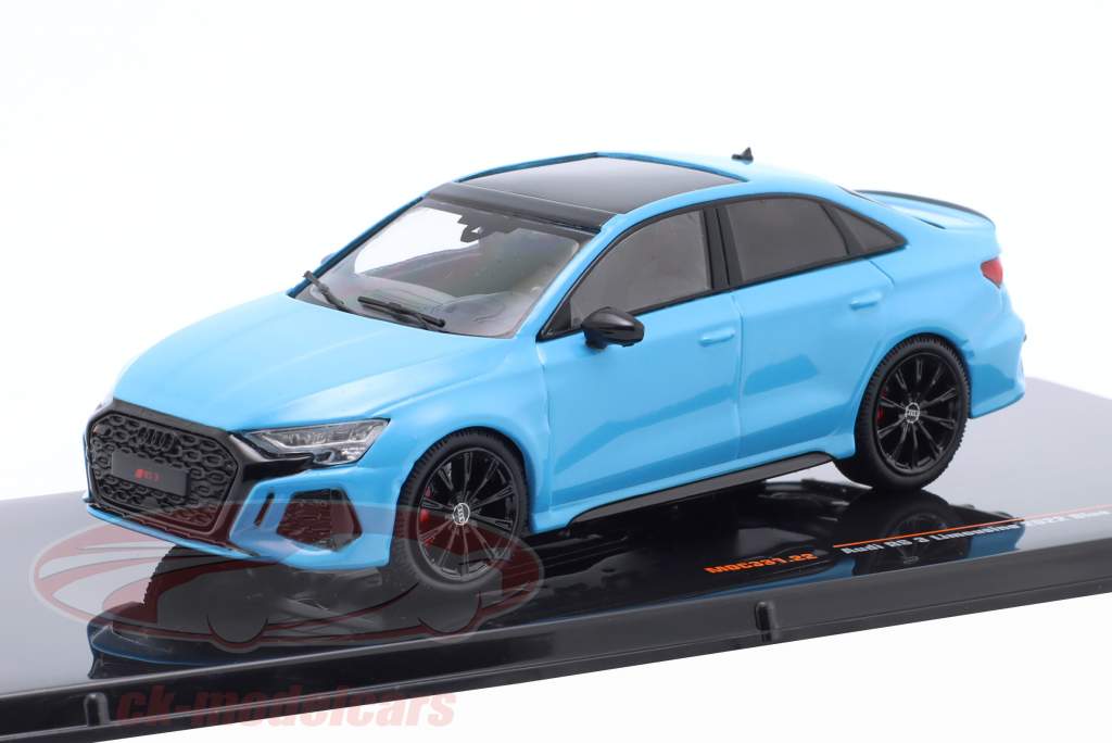 Audi RS3 (8Y) Año de construcción 2022 Azul claro 1:43 Ixo