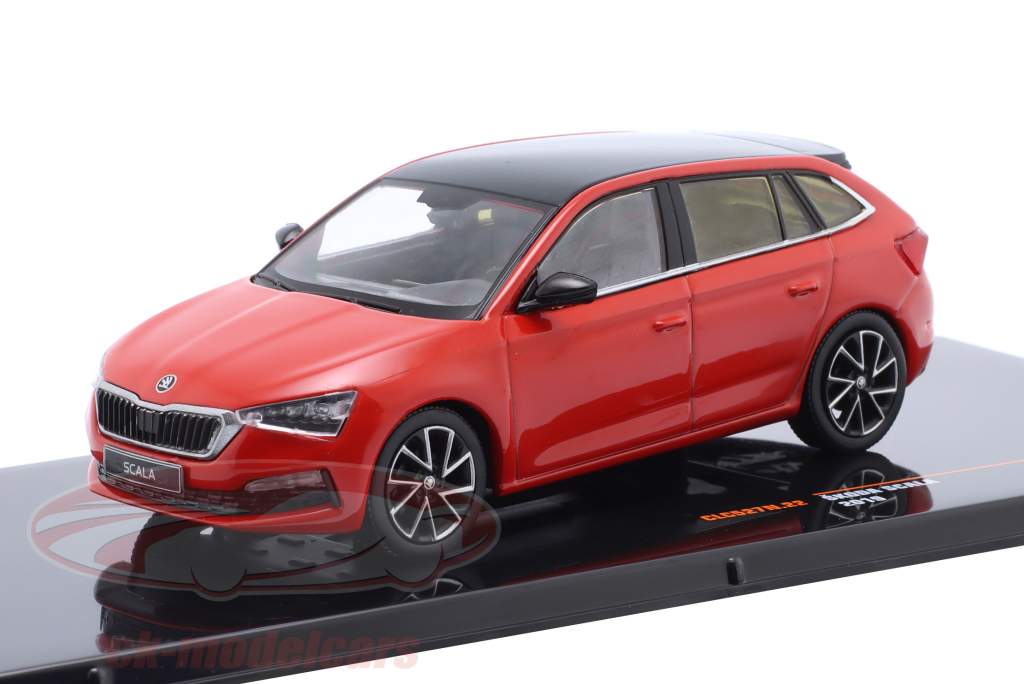 Skoda Scala Bouwjaar 2019 rood 1:43 Ixo