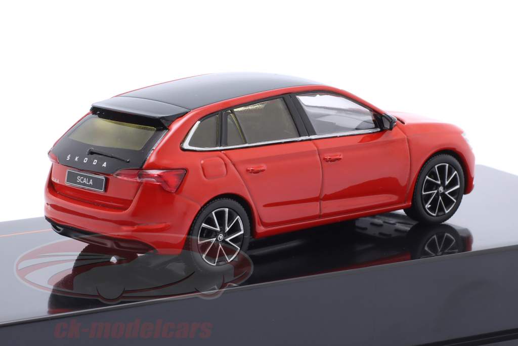 Skoda Scala Byggeår 2019 rød 1:43 Ixo
